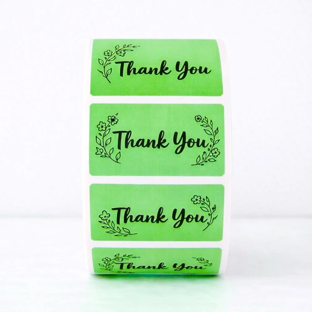 Thank You Labels – 100 Pack Small Business Packaging Stickers for resellers NEW